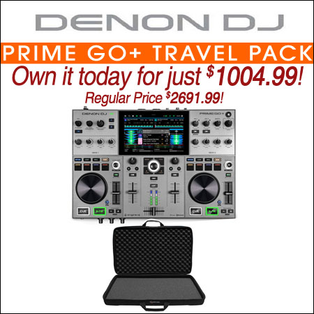 Denon DJ Prime GO+ Travel Pack