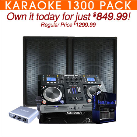 Karaoke 1300 Pack