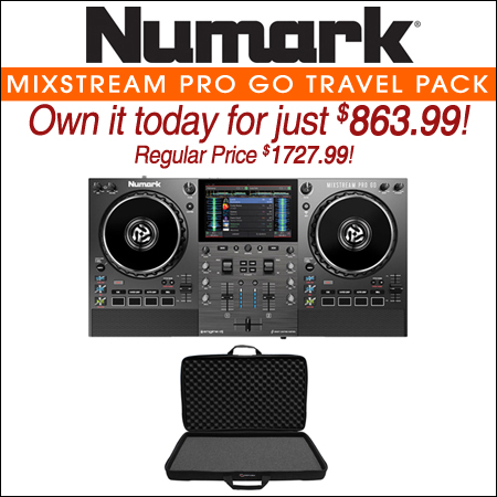 Numark Mixstream Pro Go Travel Pack