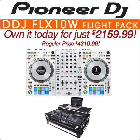 Pioneer DJ DDJ-FLX10W Flight Pack 2