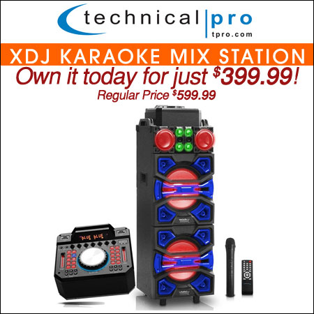 Technical Pro XDJ Karaoke Mix Station
