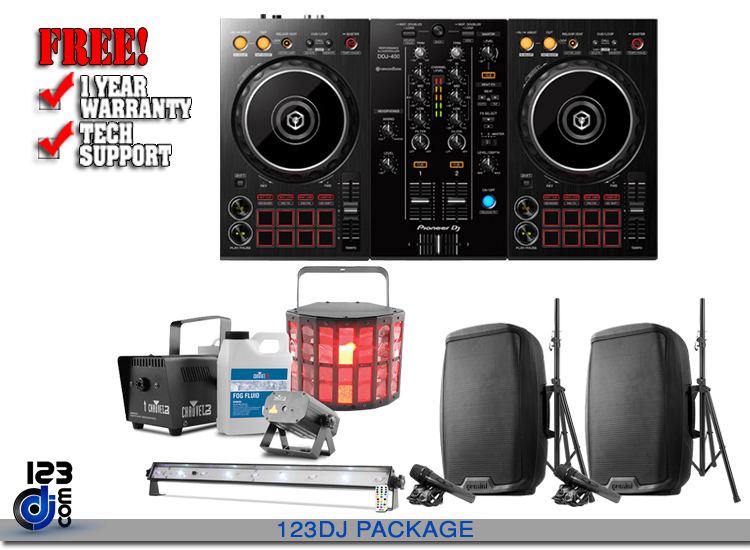 Jam Pack Gold DDJ-400 & AS-2115BT-PK Package