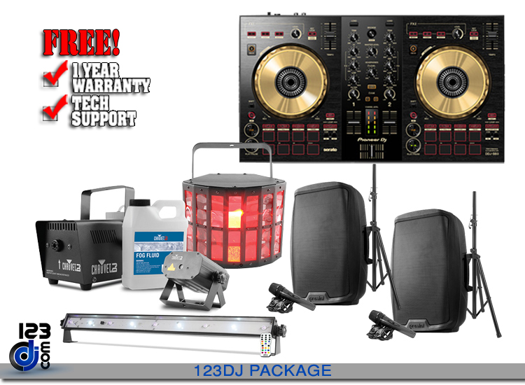 Jam Pack Gold DDJ-SB3-N Gold & AS-2115BT-PK Package