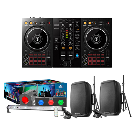 Jam Pack Silver DDJ-400 & AS-2115BT-PK Package