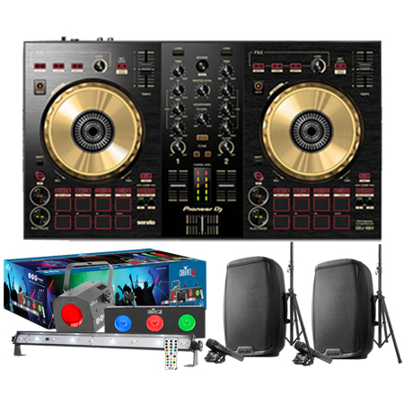 Jam Pack Silver DDJ-SB3-N Gold & AS-2115BT-PK Package