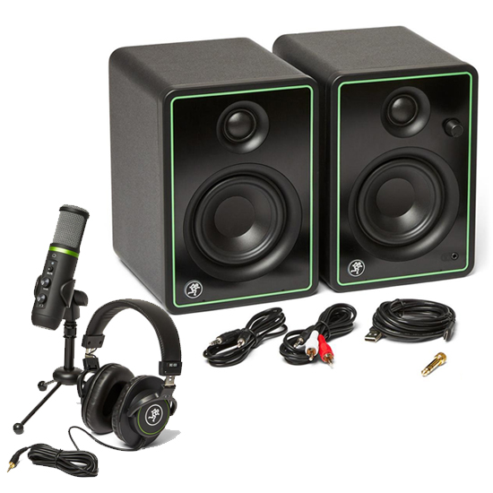 Mackie Creator Bundle with USB Microphone and Monitors