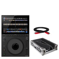 AlphaTheta CDJ-1500X DJ Media Player with Flight Case Package