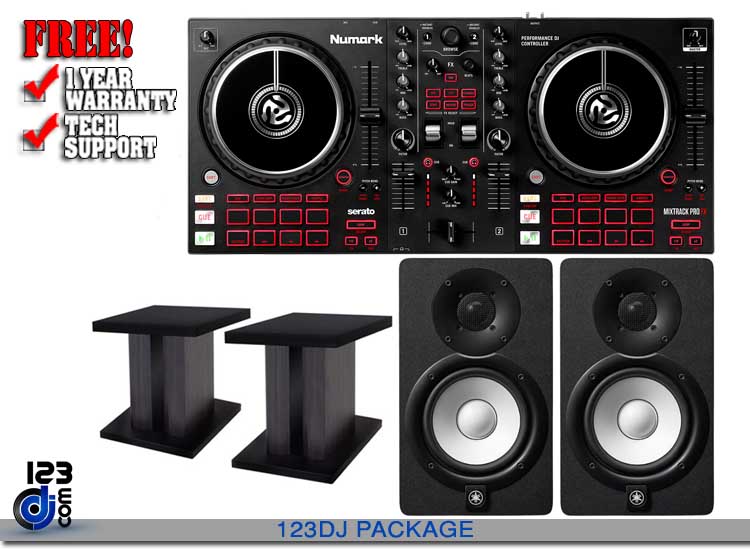 Numark Mixtrack Pro FX & (2) Yamaha HS5 Pack