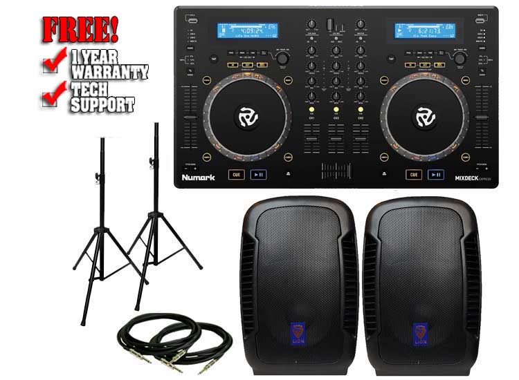 Numark MixDeck Express & Technical Pro Lion 10" Pack