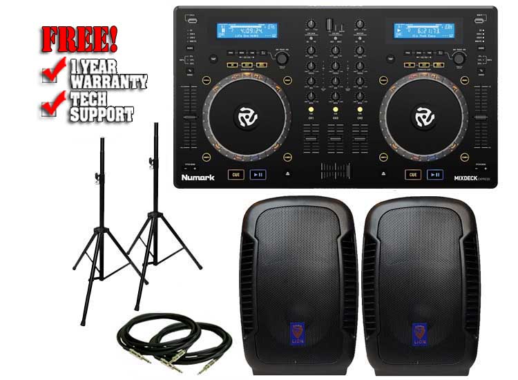 Numark MixDeck Express & Technical Pro Lion 15" Pack