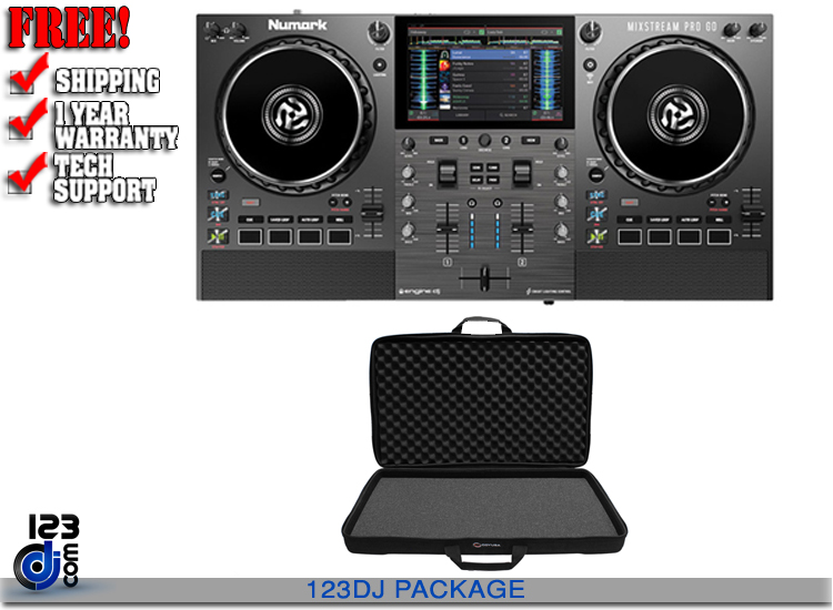 Numark Mixstream Pro Go Travel Pack