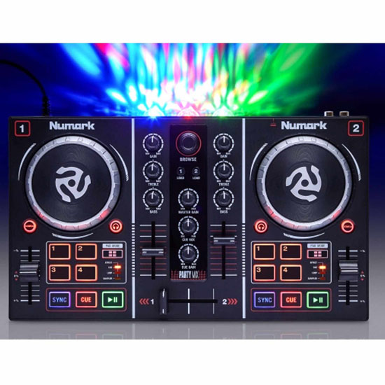 Numark Party Mix & Technical Pro PB8X2WPKG Pack