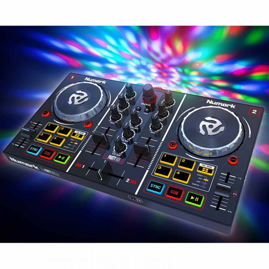 Numark Party Mix & Technical Pro PB8X2WPKG Pack