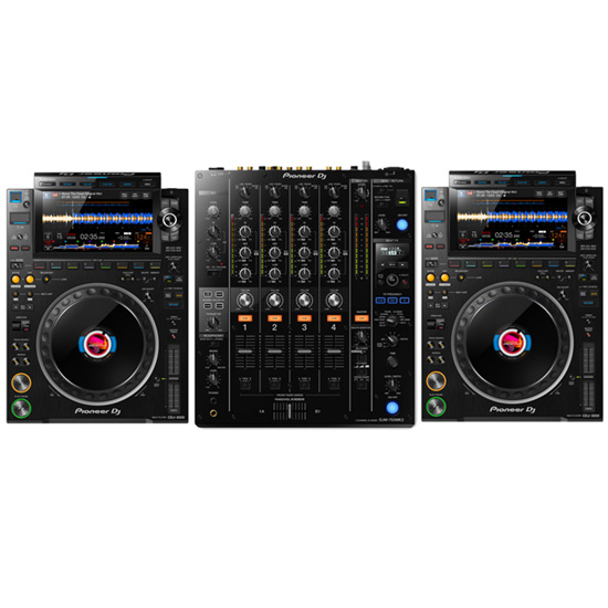 (2) Pioneer DJ CDJ-3000 & Pioneer DJ DJM-750MK2 Bundle