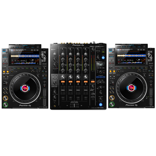 (2) Pioneer DJ CDJ-3000 & Pioneer DJ DJM-750MK2 Bundle