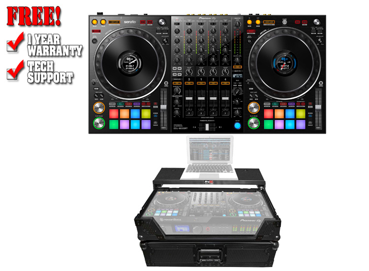 PIONEER DDJ-1000SRT Controller + Black Case Bundle