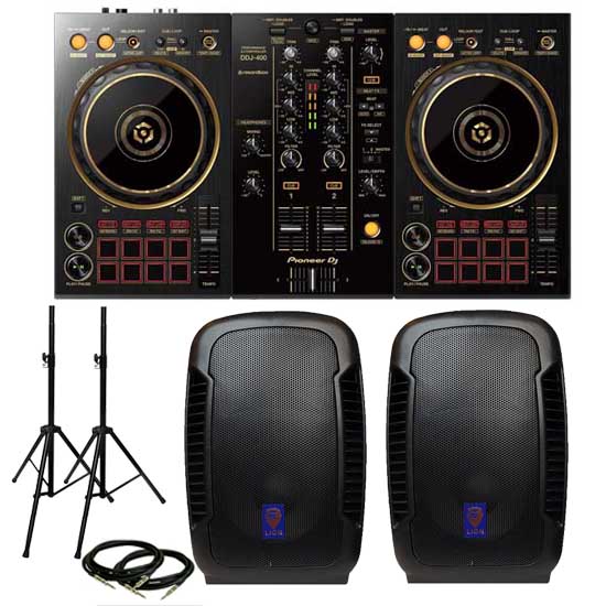 Pioneer DDJ-400-N & Technical Pro Lion 12" Pack