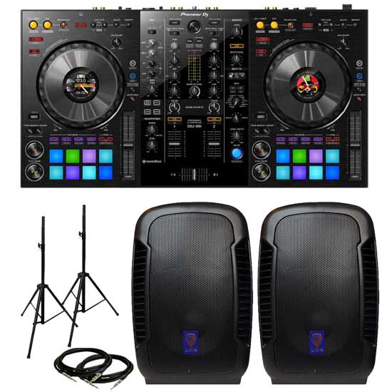 Pioneer DDJ 800 & Technical Pro Lion 10" Pack