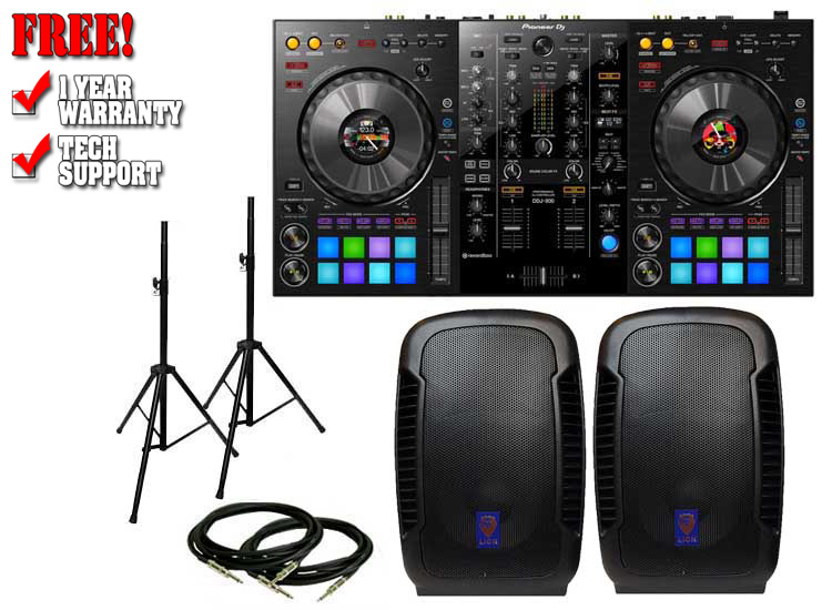 Pioneer DDJ 800 & Technical Pro Lion 15" Pack