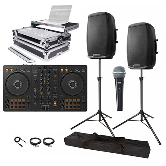 Pioneer DDJ-FLX4 and Gemini AS-2115P Package