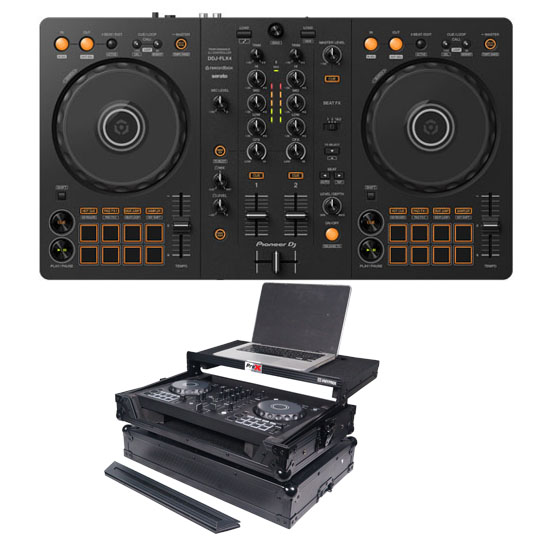 Pioneer DDJ-FLX4 & ProX X-DDJFLX4LTBL Package