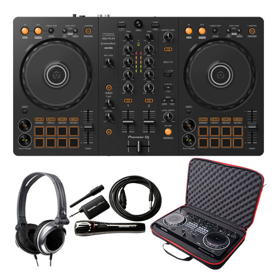 Pioneer DDJ-FLX4 and ProX XB-DJCS Package