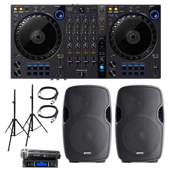 Pioneer DDJ-FLX6 & Gemini AS-08P Pack