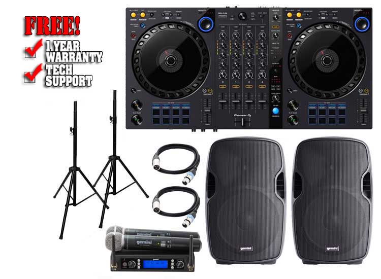 Pioneer DDJ-FLX6 & Gemini AS-12P Pack