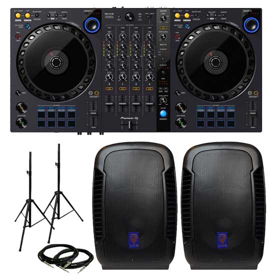 Pioneer DDJ-FLX6 & Technical Pro Lion 10" Pack