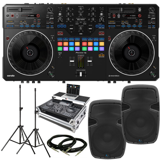 Pioneer DDJ-REV5 & Technical Pro PV12 Package