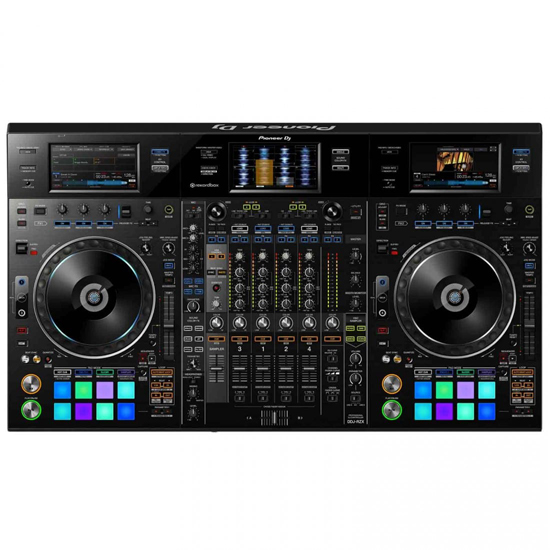 Pioneer DDJ-RZX Pro 4-Channel Rekordbox with KRK Rokit 5" Powered Monitor Speakers Package