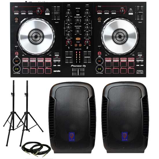 Pioneer DDJ-SB3 & Technical Pro Lion 10" Pack