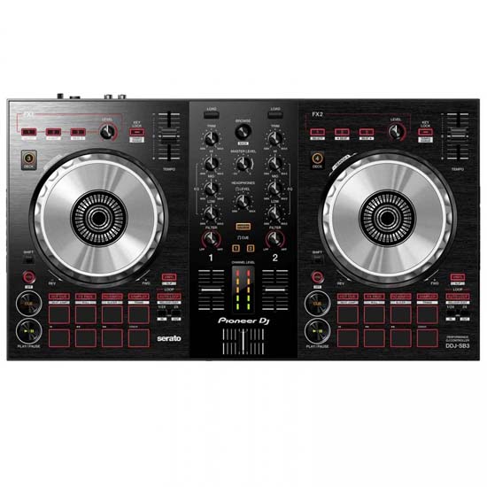 Pioneer DJ DDJ-SB3 with DJ Stand & Headphones Package