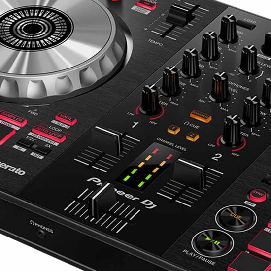 Pioneer DJ DDJ-SB3 with DJ Stand & Headphones Package