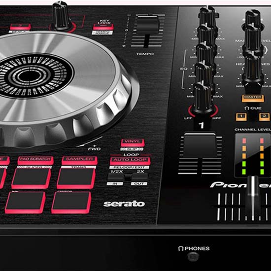 Pioneer DJ DDJ-SB3 with DJ Stand & Headphones Package