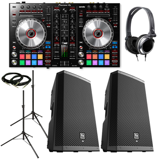 Pioneer DDJ-SR2 and Electro Voice ZLX-12BT Package