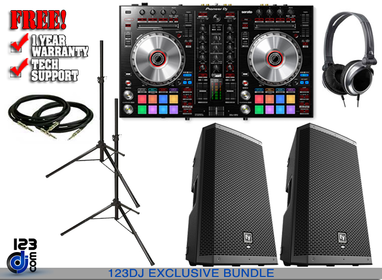Pioneer DDJ-SR2 and Electro Voice ZLX-12BT Package