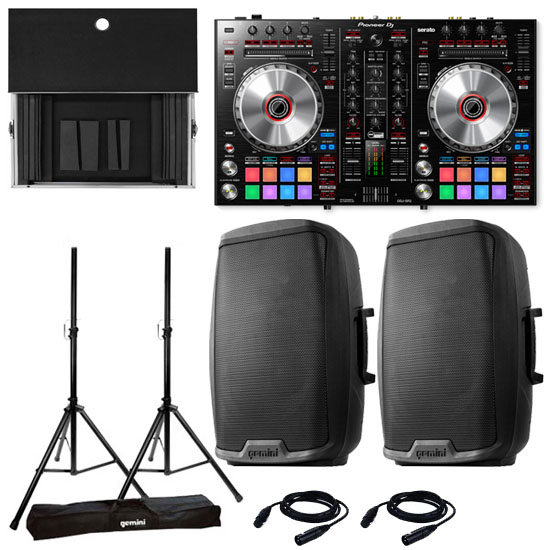 Pioneer DDJ-SR2 & Gemini AS-2115P Package