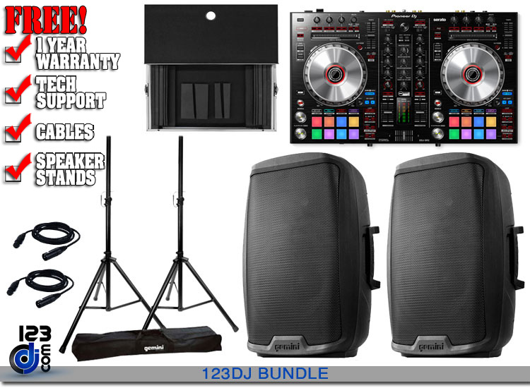 Pioneer DDJ-SR2 & Gemini AS-2115P Package