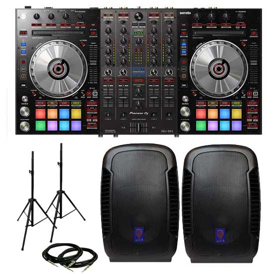 Pioneer DDJ-SX3 & Technical Pro Lion 12" Pack