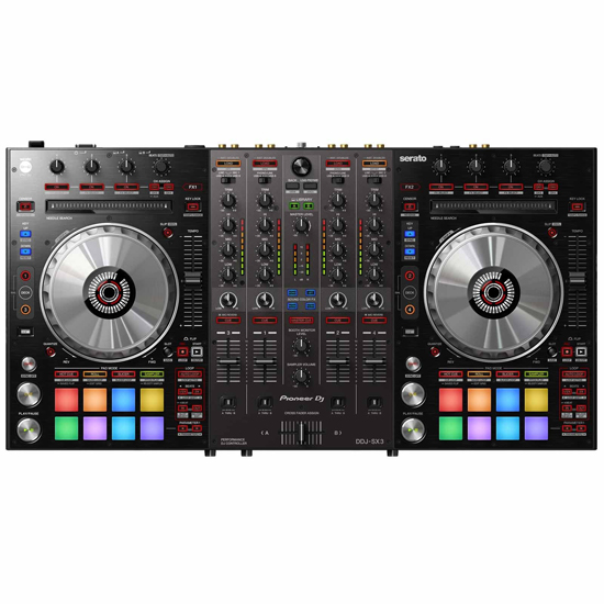 Pioneer DDJ-SX3 & Technical Pro PB8X2WPKG Pack