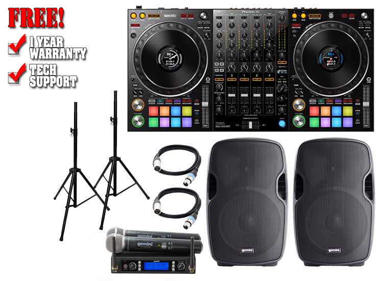 Pioneer DDJ1000SRT & Gemini AS-08P Pack