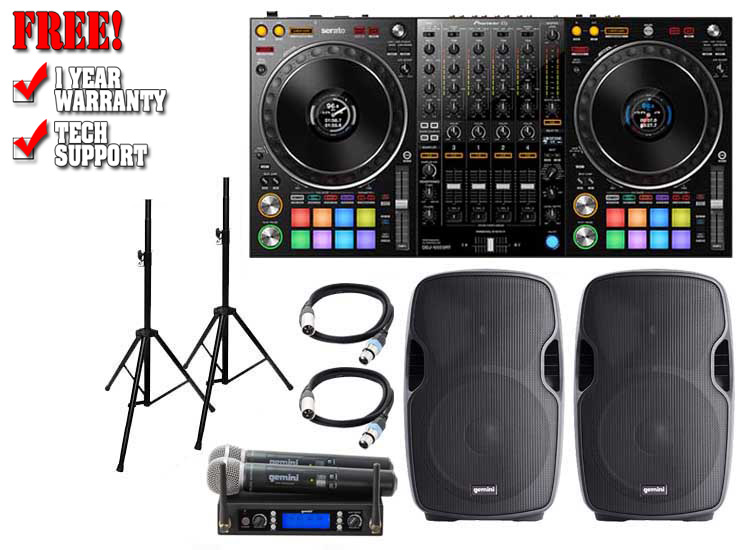 Pioneer DDJ1000SRT & Gemini AS-12P Pack