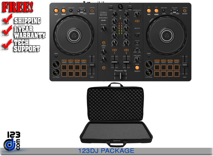 Pioneer DJ DDJ-FLX4 Travel Pack