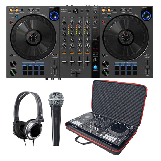 Pioneer DJ DDJ-FLX6-GT and ProX XB-DJCL Package