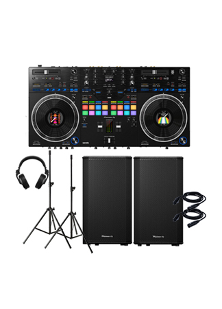 (1) Pioneer DDJ-REV7 & (2) XPRS122 with HDJ-X5 Package