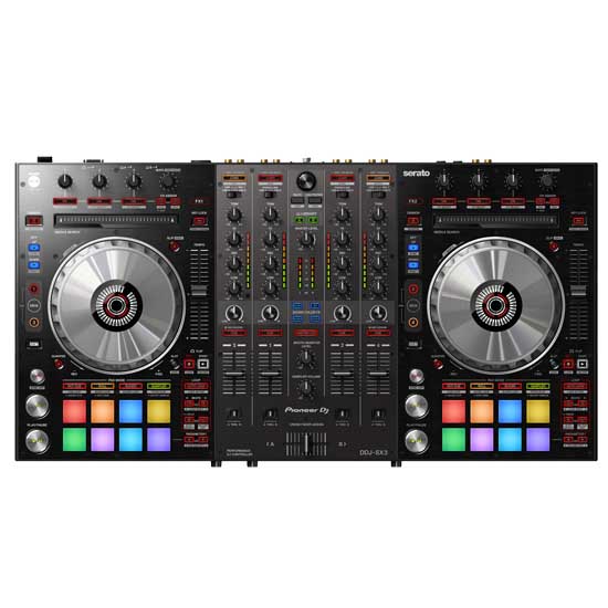 PIONEER DJ DDJ-SX3 + ODYSSEY FZGSPIDDJSX Case Bundle