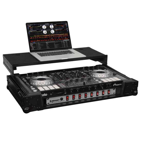 PIONEER DJ DDJ-SX3 + ODYSSEY FZGSPIDDJSX2BL 2U BLACK CASE BUNDLE