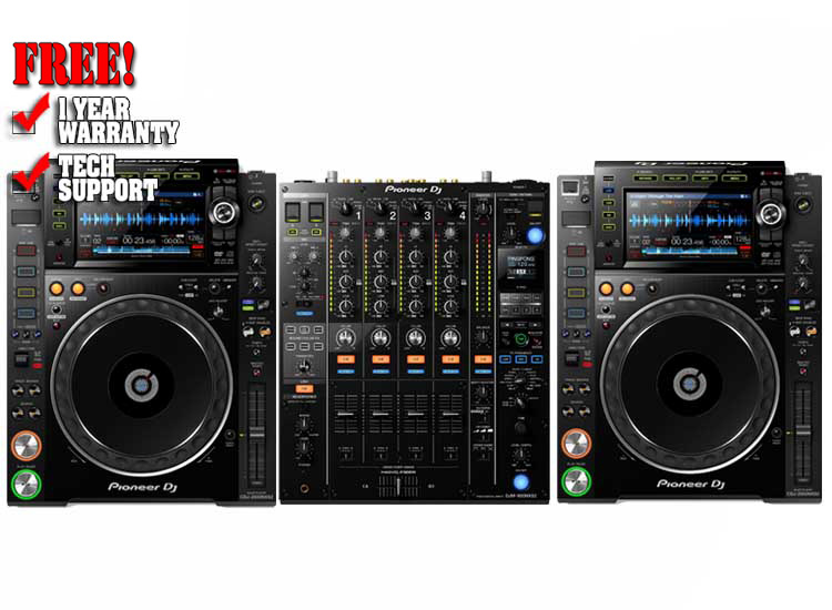 PIONEER DJ DJM-900NXS2 + 2 CDJ-2000NXS2 COMPLETE SYSTEM