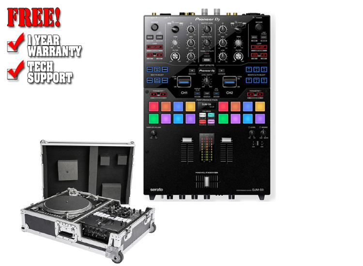 DJM-S9 Mixer with Scratch Suitcase Bundle